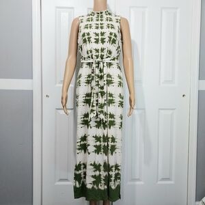 London Times T5694M - Printed‎ Sleeveless Long Dress, NWOT, Size UK 8|US 4